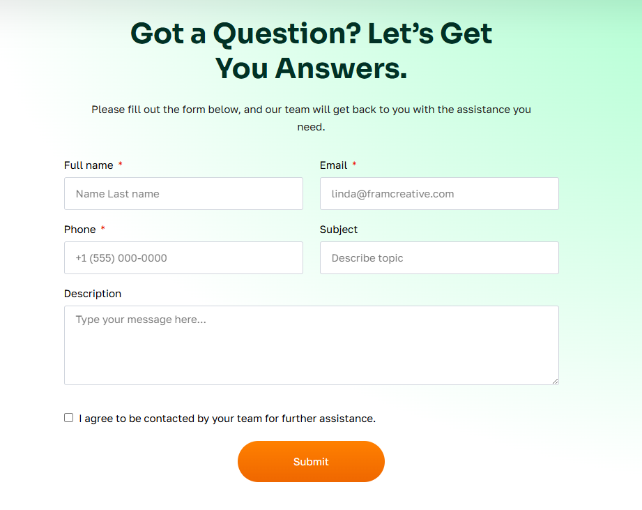 Customer Support of AlgoBi